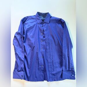 Ted Baker London Archive Men’s Dress Shirt in Royal Blue